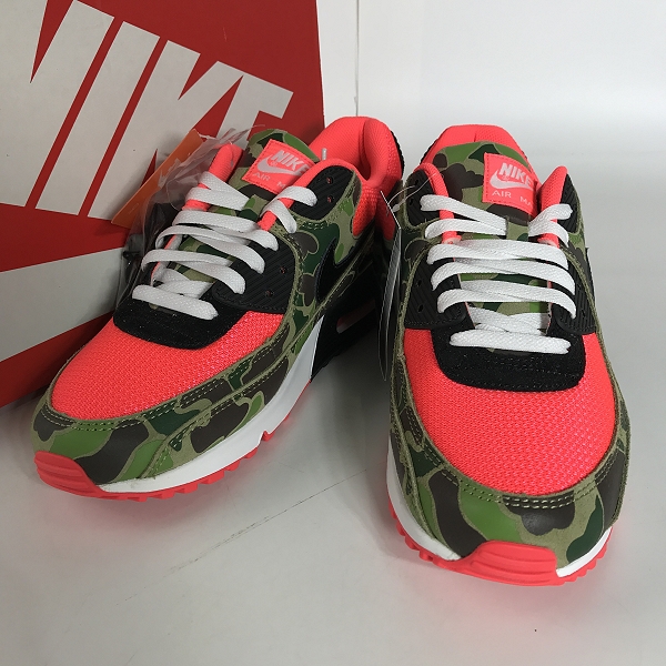 実際に弊社で買取させて頂いた【未使用】NIKE×atmos/ナイキ×アトモス AIR MAX 90 SP REVERSE DUCK CAMO/リバース ダック カモ CW6024-600/30