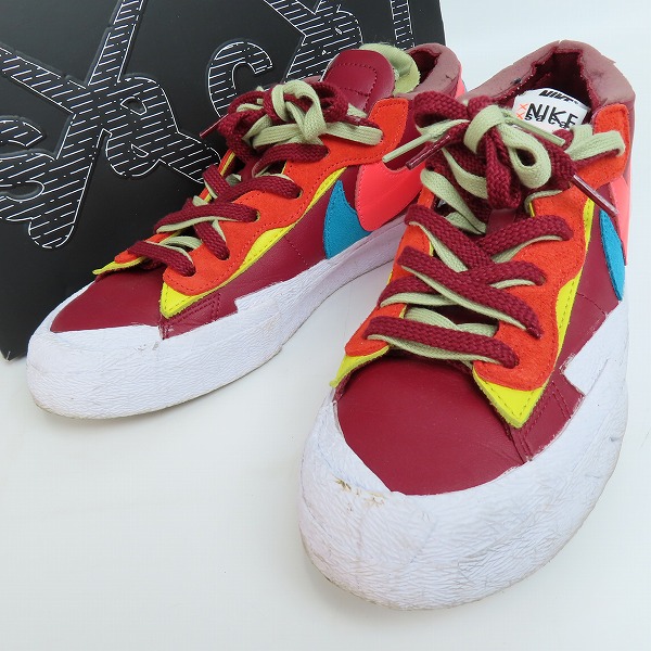 実際に弊社で買取させて頂いたNIKE×SACAI×KAWS/ナイキ×サカイ×カウズ BLAZER LOW Team Red DM7901-600 27