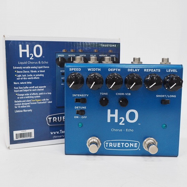 実際に弊社で買取させて頂いたTRUETONE/トゥルートーン  H2O V3 CHORUS ECHO コーラス エコー エフェクター【動作確認済】