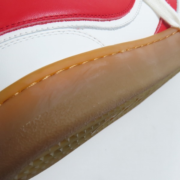 実際に弊社で買取させて頂いたCELINE/セリーヌトリオンフ カーフ レザー ローカットスニーカー RM0252 349223338C/41の画像 7枚目