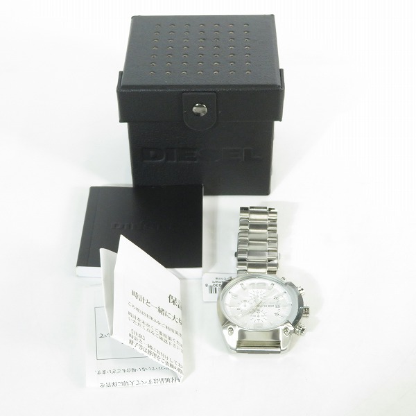 実際に弊社で買取させて頂いたDIESEL/ディーゼル オーバーフロー 腕時計 DZ-4203【動作未確認】の画像 7枚目