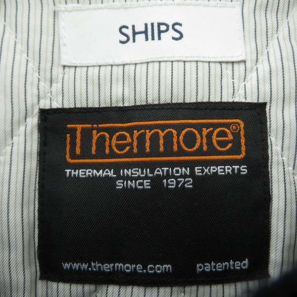 実際に弊社で買取させて頂いたSHIPS/シップス メルトン シングル Pコート/ジャケット 114-45-0032/Sの画像 2枚目