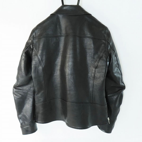 実際に弊社で買取させて頂いたBACKLASH/バックラッシュ オリーチェイタリアンショルダー レザー ダブルライダース 1572-02/Lの画像 1枚目