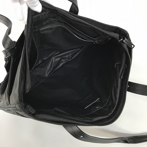 実際に弊社で買取させて頂いたTUMI/トゥミ 切り替えレザー トートバッグ/ハンドバッグ バリスティックナイロン 22157DHの画像 4枚目
