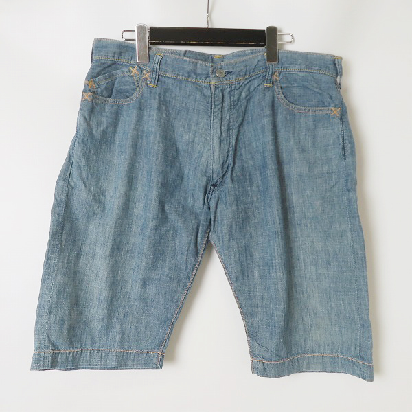 実際に弊社で買取させて頂いたEVISU/エヴィス/エビス LOT.2005 カモメ/かもめ プリント ハーフパンツ 36