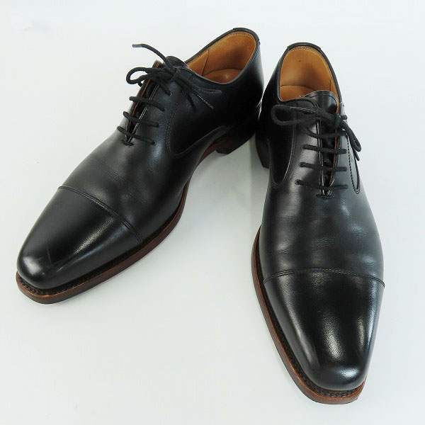 実際に弊社で買取させて頂いたSCOTCH GRAIN/スコッチグレイン インペリアル ストレートチップ ビジネスシューズ ブラック 937/24.5