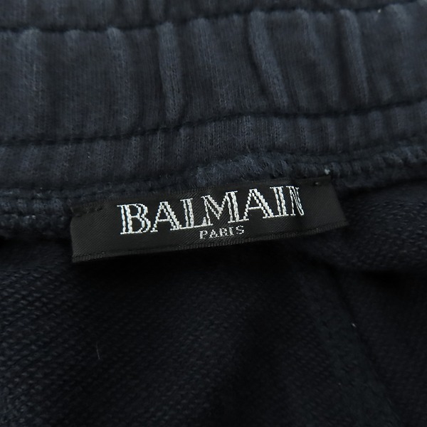 実際に弊社で買取させて頂いたBALMAIN/バルマン スウェット バイカーパンツ S7H5583J012/Mの画像 2枚目