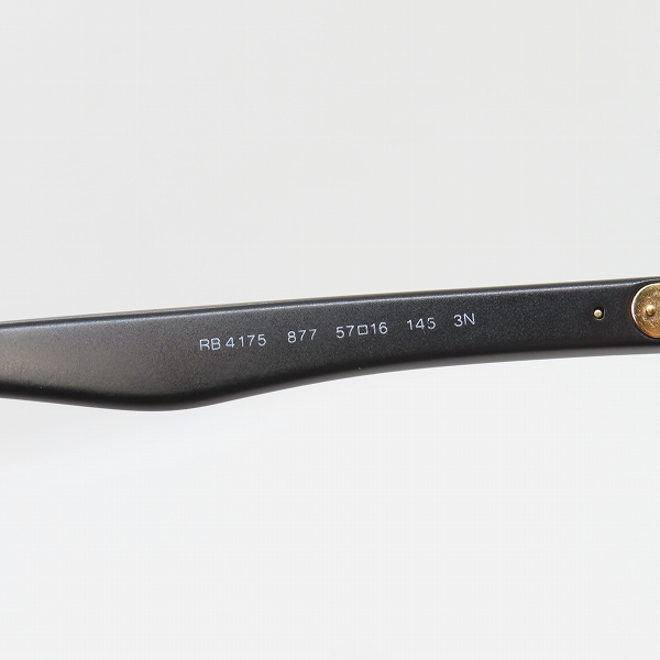 実際に弊社で買取させて頂いたRay-Ban/レイバン CLUBMASTER クラブマスター サングラス/アイウェア/RB4175 877の画像 5枚目