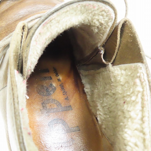 実際に弊社で買取させて頂いたtrippen/トリッペン SPACE 2ホール レザーチャッカブーツ ブラウンの画像 5枚目