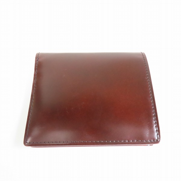 実際に弊社で買取させて頂いたGANZO/ガンゾ CORDOVAN/コードバン レザー 馬革 二つ折り 財布/ウォレット 57649/01099 50A