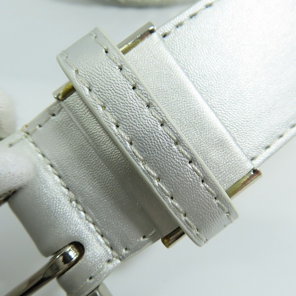 実際に弊社で買取させて頂いたMIZUNO/ミズノ ゴルフ スタッズベルト シルバー/ブラック 2点セット の画像 6枚目