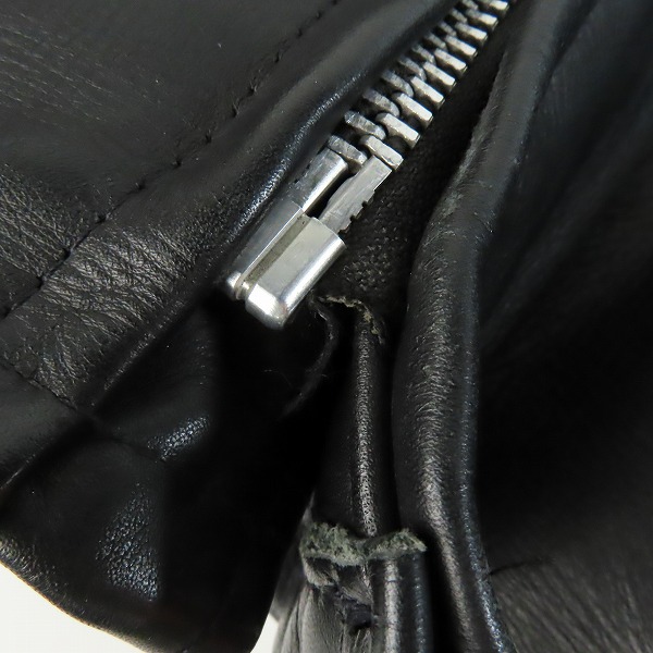 実際に弊社で買取させて頂いたSchott/ショット シングルライダースジャケット/レザージャケット ブルゾン/34の画像 7枚目