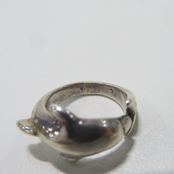 実際に弊社で買取させて頂いたHOLLYWOOD RANCH MARKET/ハリウッドランチマーケット ドルフィン/イルカ リング /6.5-7号の画像 6枚目