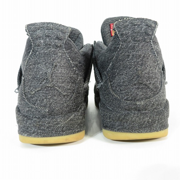 実際に弊社で買取させて頂いたNIKE×LEVIS/ナイキ×リーバイス AIR JORDAN 4 RETRO NRG/エアジョーダン 4 AO2571-001/27.5の画像 1枚目