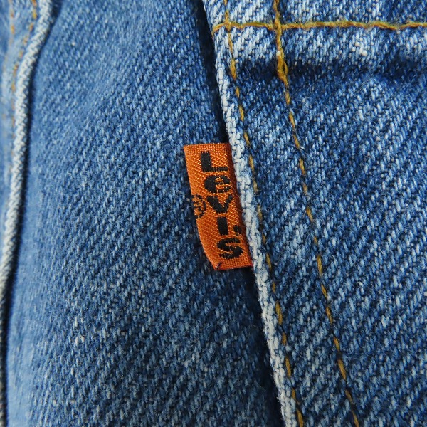実際に弊社で買取させて頂いたLevis/リーバイス ヴィンテージ 646-0217 オレンジタブ 刻印575 USA製 デニムパンツ /W36の画像 2枚目