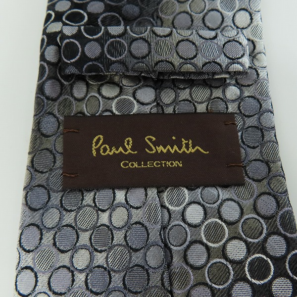 実際に弊社で買取させて頂いたPaul Smith/ポールスミス シルク100% ドット柄 グラーデーションカラー ネクタイの画像 3枚目