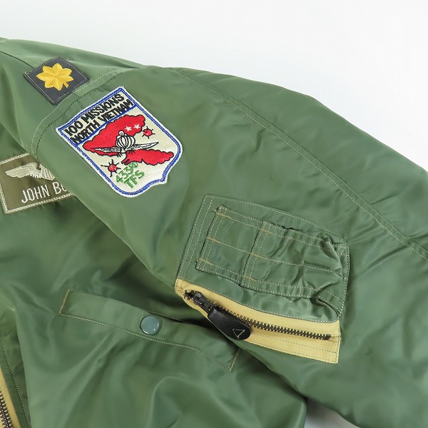 実際に弊社で買取させて頂いたBUZZ RICKSON'S/バズリクソンズ type L-2B H-TYPE フライトジャケット  Lot.BR14181/XLの画像 6枚目
