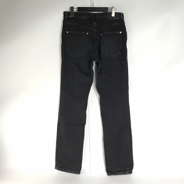 実際に弊社で買取させて頂いたJOHN LAWRENCE SULLIVAN/ジョンローレンスサリバン ブラックデニムパンツ レイヤード/ジップ 2B011-0321-28/46の画像 1枚目