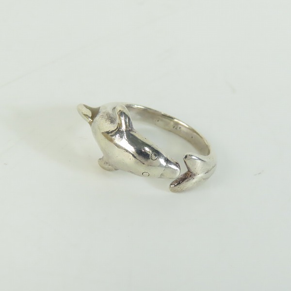 実際に弊社で買取させて頂いたHOLLYWOOD RANCH MARKET/ハリウッドランチマーケット ドルフィン/イルカ リング 16.5号