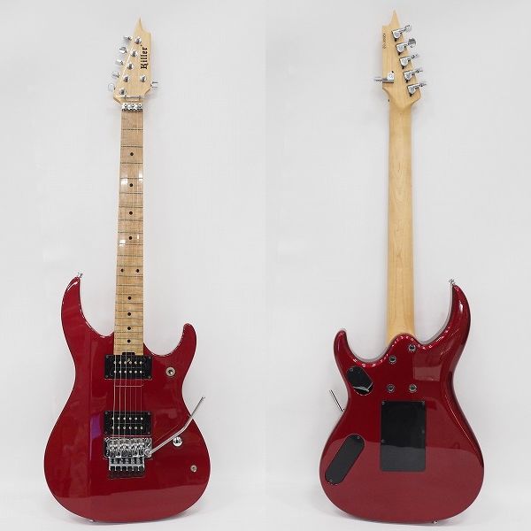 実際に弊社で買取させて頂いた★【難有り】Killer Guitars/キラー  KG-Fascist  Delicious Red エレキギター ギグケース付の画像 2枚目