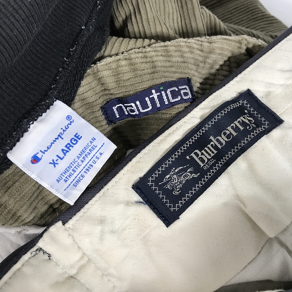 実際に弊社で買取させて頂いた【おまとめ】BURBERRYS/バーバリーズ champion/チャンピオン NAUTICA/ノーティカ 他 ジャケット/パンツ 等