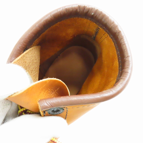 実際に弊社で買取させて頂いたREDWING/レッドウィング 羽根タグ アイリッシュセッター モックトゥ ブーツ 875/8Dの画像 4枚目