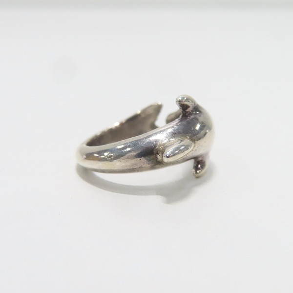 実際に弊社で買取させて頂いたHOLLYWOOD RANCH MARKET/ハリウッドランチマーケット ドルフィン/イルカ リング /6.5-7号の画像 4枚目