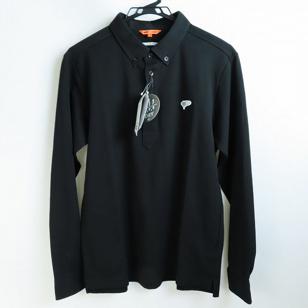 実際に弊社で買取させて頂いた【未使用】BEAMS GOLF/ビームスゴルフ 長袖ポロシャツ ブラック 82-12-0040-444-1920/L
