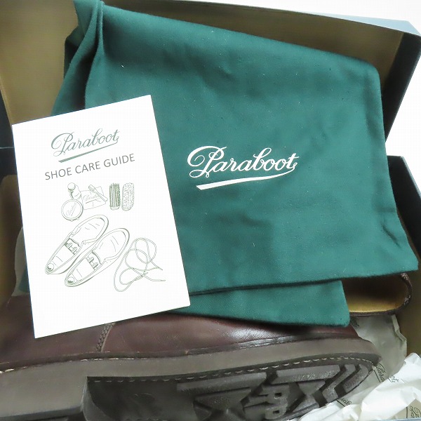 実際に弊社で買取させて頂いたParaboot/パラブーツ CHAMBORD TEX/シャンボード レザーシューズ/710707/90993/7の画像 8枚目