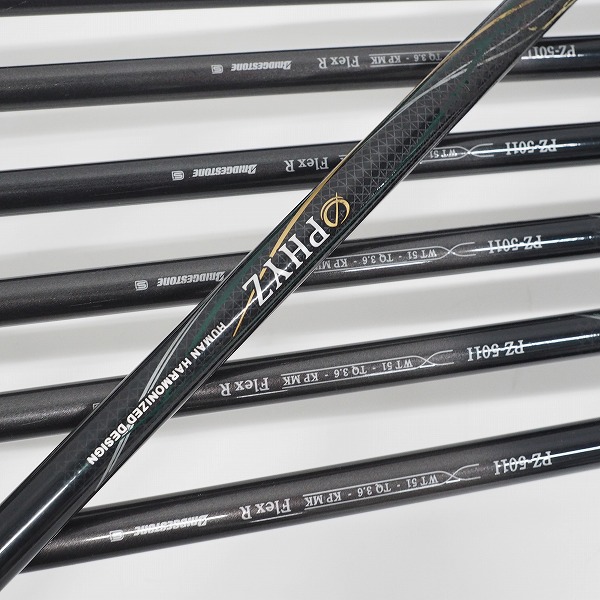 実際に弊社で買取させて頂いたブリヂストン TOUR STAGE/ツアーステージ PHYZ/ファイズ アイアン #5～9,P,P/S,Sw 8本セット PZ-5011 FLEX:Rの画像 6枚目