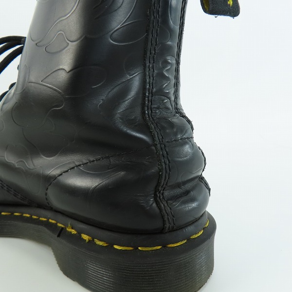 実際に弊社で買取させて頂いたDr. Martens×A BATHING APE/ドクターマーチン×アベイシングエイプ ABC 8 HOLE BOOTS/8ホールブーツ/UK7の画像 7枚目