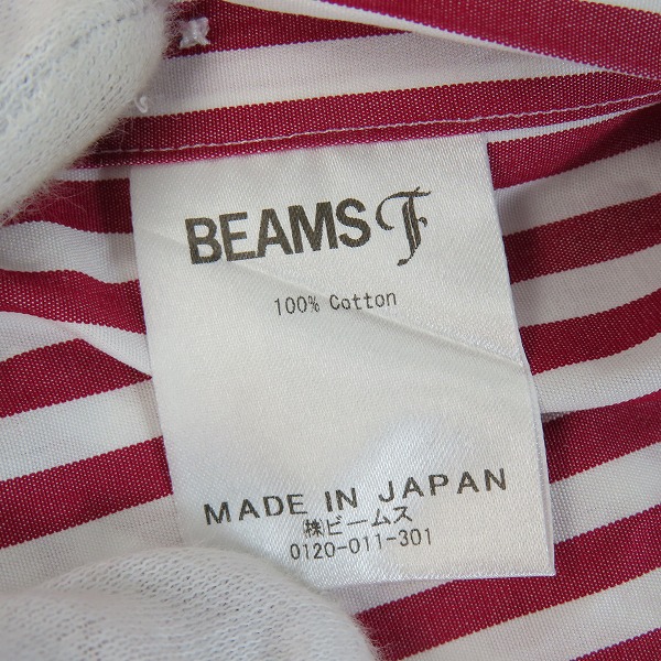 実際に弊社で買取させて頂いたBEMAS F/ビームスF クレイジーパターン 長袖シャツ 39/15-1/2の画像 3枚目