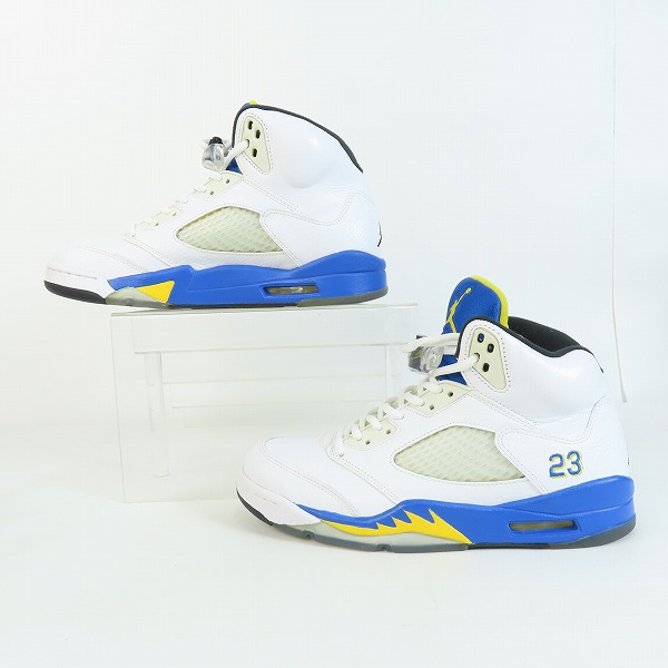 実際に弊社で買取させて頂いたNIKE/ナイキ AIR JORDAN 5 RETRO/エアジョーダン5 レトロ レイニー 136027-189 /26.5の画像 3枚目