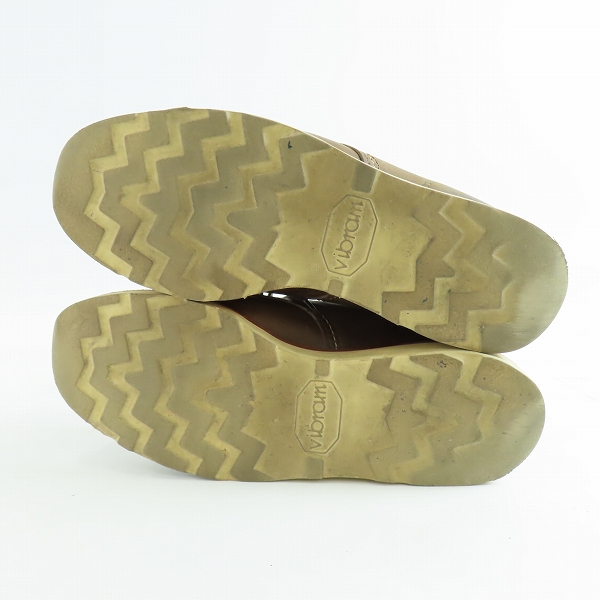 実際に弊社で買取させて頂いたCHIPPEWA/チペワ プレーントゥ ローカット レザー シューズ ブラウン系 1901M47/26の画像 2枚目