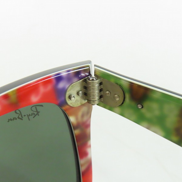 実際に弊社で買取させて頂いたRay-Ban/レイバン WAYFARER/ウェイファーラー サングラス SPECIAL SERIES #11/RB2140 1136の画像 5枚目