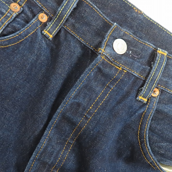実際に弊社で買取させて頂いたLEVI'S/リーバイス LVC/ヴィンテージクロージング 1955モデル USA製 501XX デニムパンツ 50155-0116/W32L32の画像 9枚目
