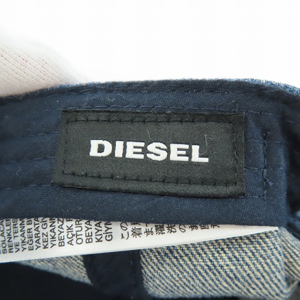 実際に弊社で買取させて頂いたDIESEL/ディーゼル デニムキャップ/帽子/IIの画像 5枚目