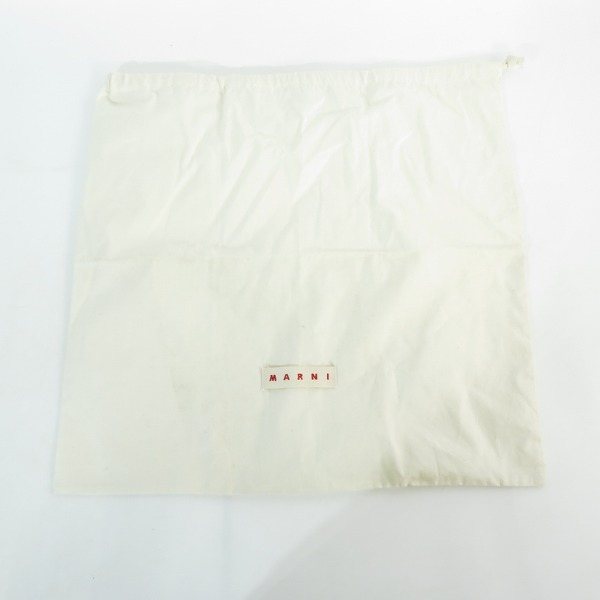 実際に弊社で買取させて頂いたMARNI/マルニ ストライプ柄 フリンジ付きハンモックバッグ ストライプ柄の画像 7枚目