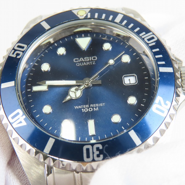 実際に弊社で買取させて頂いたCASIO/カシオ クォーツ アナログ腕時計 MTD-1010 【動作未確認】の画像 7枚目
