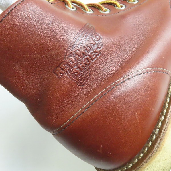 実際に弊社で買取させて頂いたRED WING/レッドウィング プレーントゥ/ブーツ 9105 US8の画像 7枚目