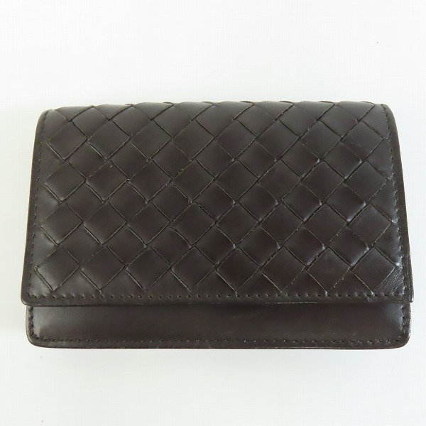 実際に弊社で買取させて頂いたBOTTEGA VENETA/ボッテガヴェネタ イントレチャート カードケース/名刺入れ