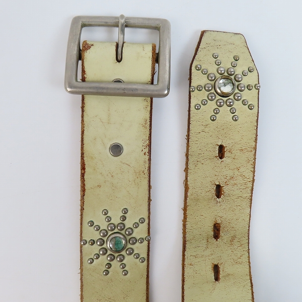 実際に弊社で買取させて頂いたHollywood Trading Company /HTC/エイチティーシー ひょうたんスタッズ ベルトの画像 1枚目