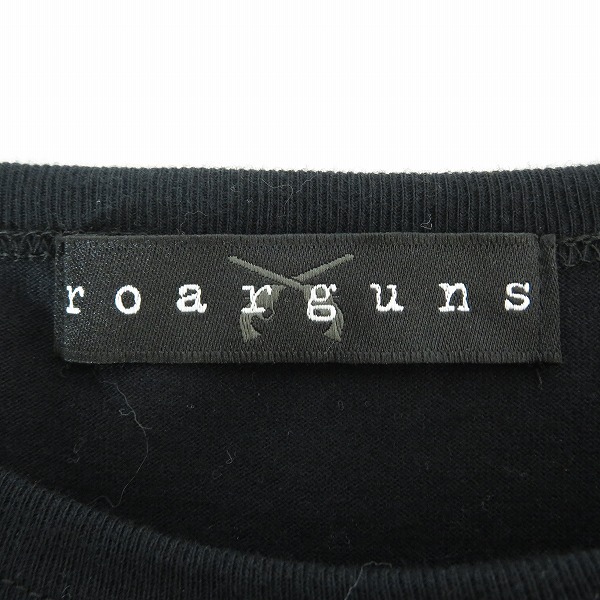 実際に弊社で買取させて頂いたroarguns/ロアーガンズ PEACE YOU UP Tシャツ ブラック 19MGT-01/3の画像 2枚目