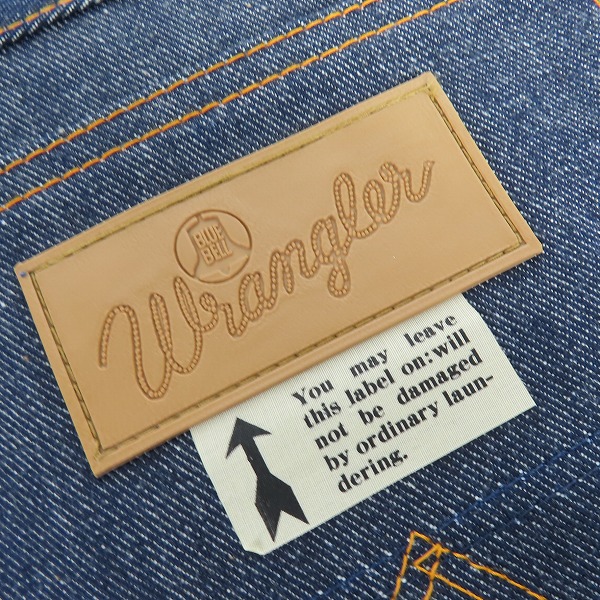 実際に弊社で買取させて頂いた【未使用】Wrangler/ラングラー E1002-00 lot.11MW/3104 ビンテージ復刻 13-3/4oz デニムパンツ W32L34の画像 7枚目