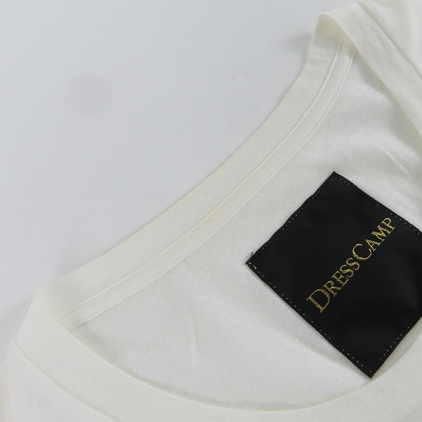 実際に弊社で買取させて頂いたDRESS CAMP×JOJO/ドレスキャンプ×ジョジョの奇妙な冒険 スワロフスキー Tシャツ 半袖 カットソー 44の画像 8枚目