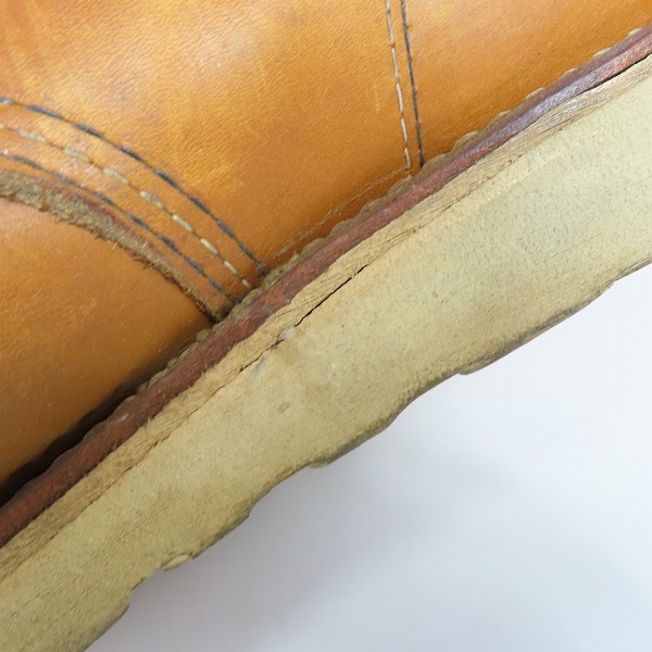 実際に弊社で買取させて頂いたRED WING/レッドウィング アイリッシュセッター 羽根タグ ブーツ 875/10.5Dの画像 7枚目