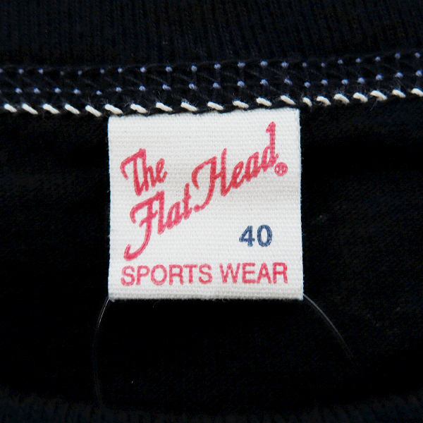 実際に弊社で買取させて頂いた【未使用】THE FLAT HEAD/フラットヘッド バックプリントデザイン ハーフスリーブ Tシャツ 40の画像 2枚目