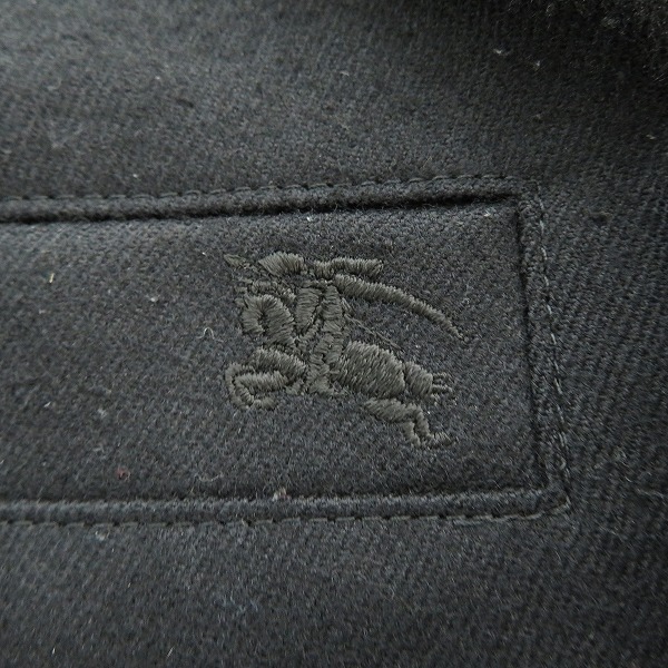 実際に弊社で買取させて頂いたBURBERRY LONDON/バーバリーロンドン ロゴ刺繍 ウールスラックス 38の画像 7枚目