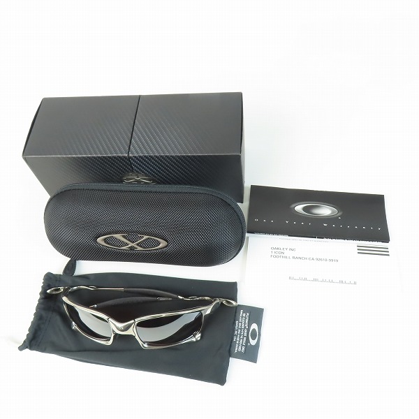 実際に弊社で買取させて頂いたOAKLEY/オークリー X-METAL X-SQUARED 偏光レンズ サングラス/アイウェア OO6011-05の画像 9枚目