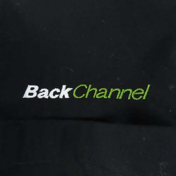 実際に弊社で買取させて頂いたBackChannel/バックチャンネル 半袖シャツ ブラック/Mの画像 4枚目